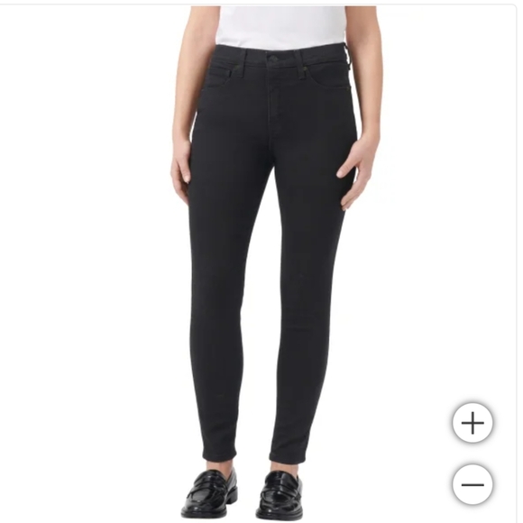 NWT Kirkland Signature Women's High Rise Skinny Jean Black 16 - Picture 1 of 4